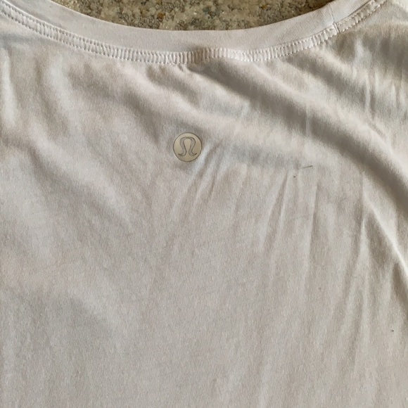 New condition white lululemon athletic top - Picture 2 of 4